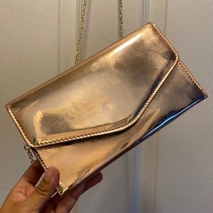 Steve Madden Metallic Rose Gold Bag